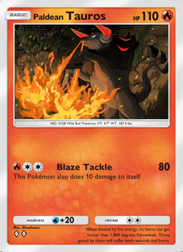 Image of the card Paldean Tauros