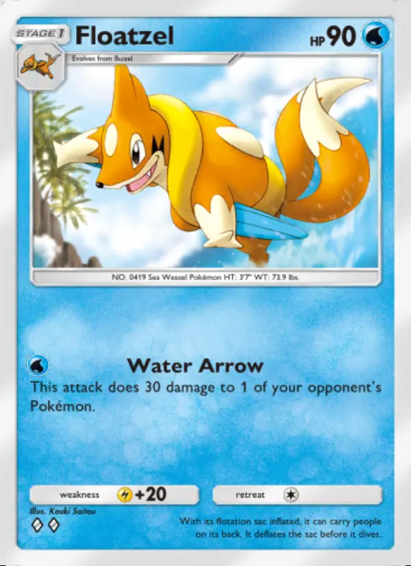 Image of the card Floatzel