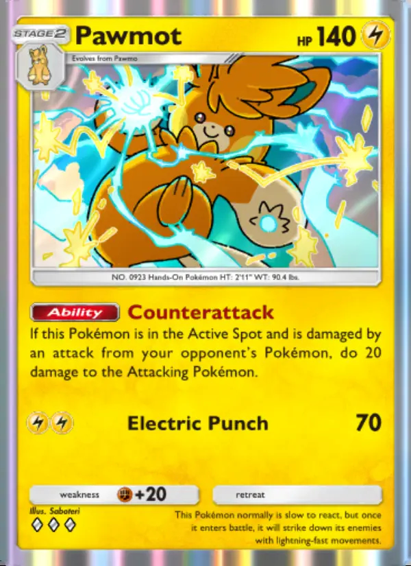 Image of the card Pawmot