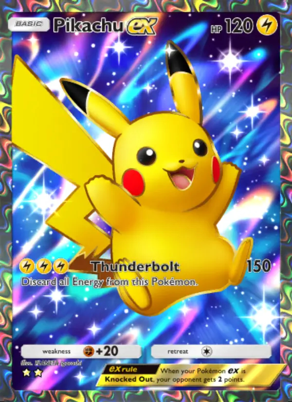 Image of the card Pikachu ex