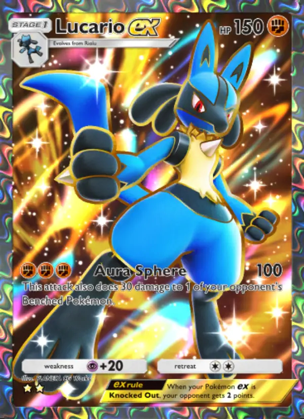 Image of the card Lucario ex