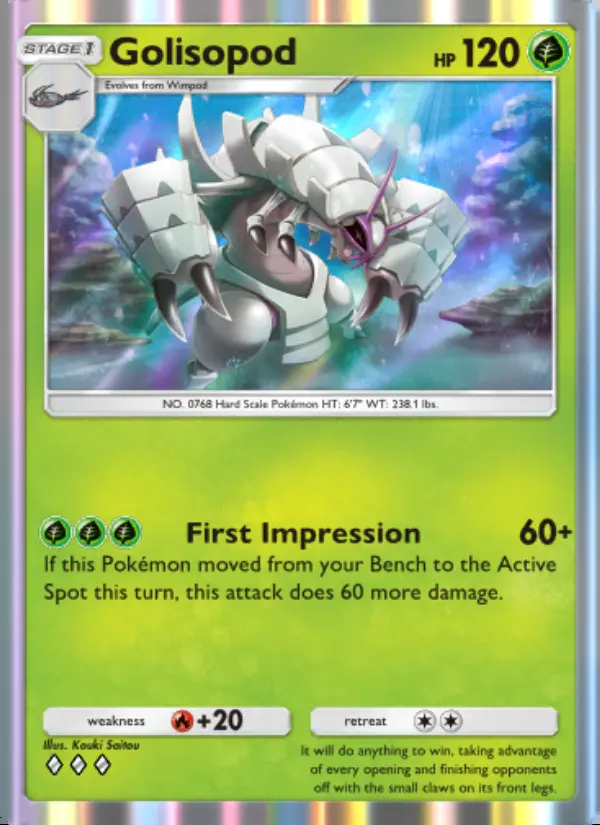 Image of the card Golisopod