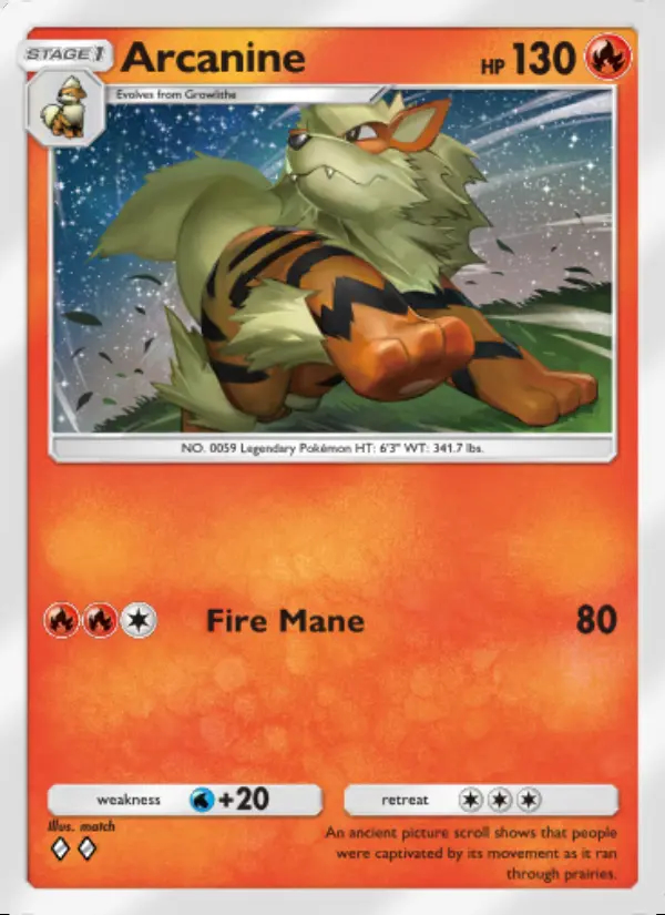 Image of the card Arcanine
