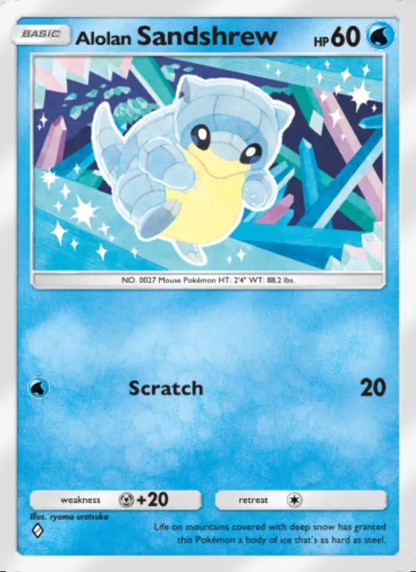 Image of the card Alolan Sandshrew
