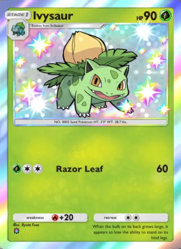 Image of the card Ivysaur