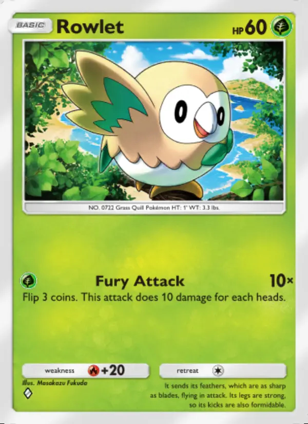 Image of the card Rowlet