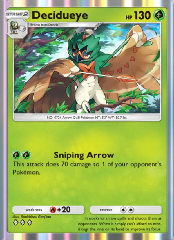 Image of the card Decidueye