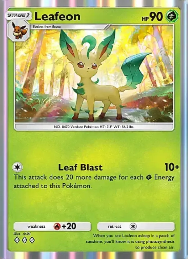 Image of the card Leafeon