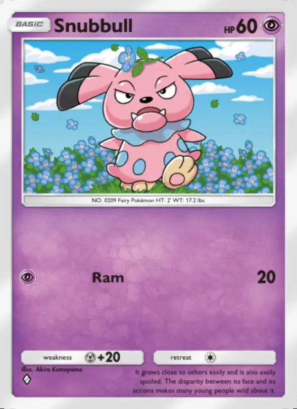 Image of the card Snubbull