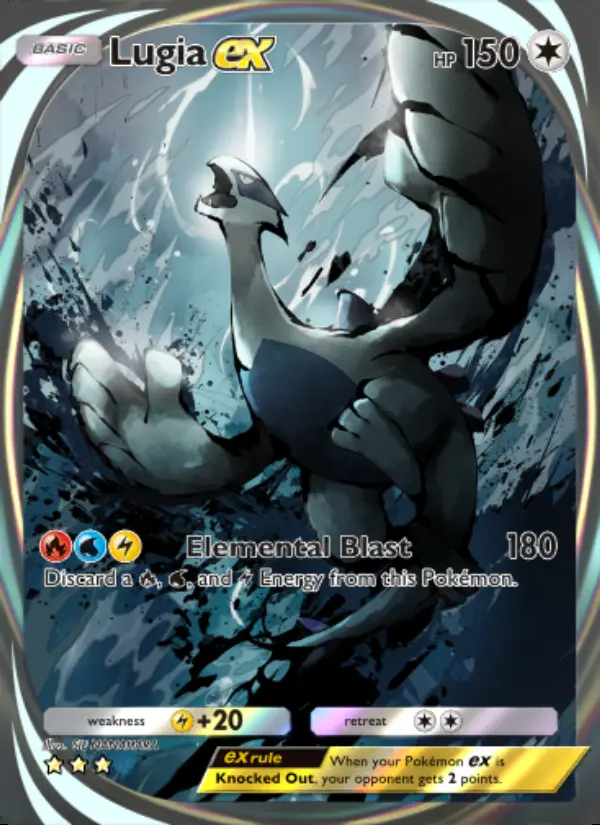 Image of the card Lugia ex