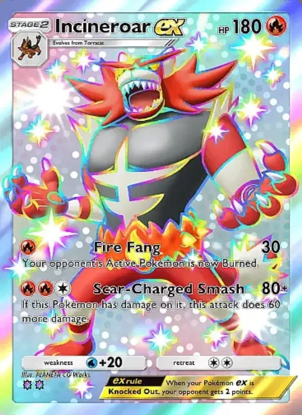Image of the card Incineroar ex