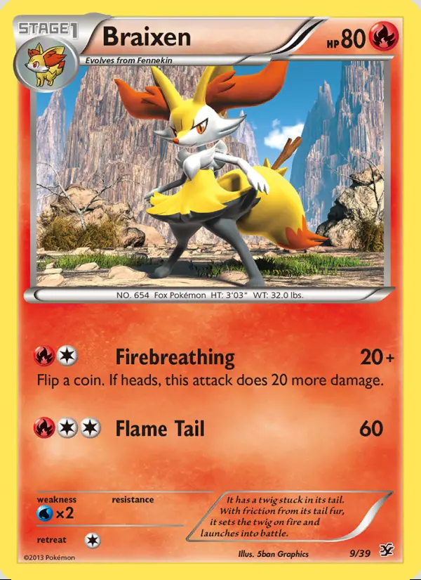 Image of the card Braixen