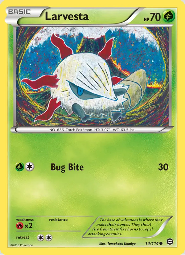 Image of the card Larvesta