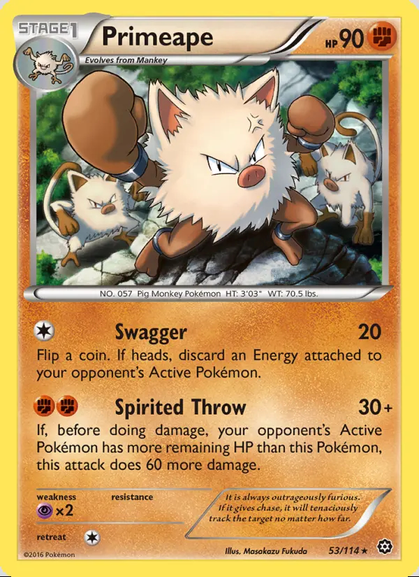 Image of the card Primeape
