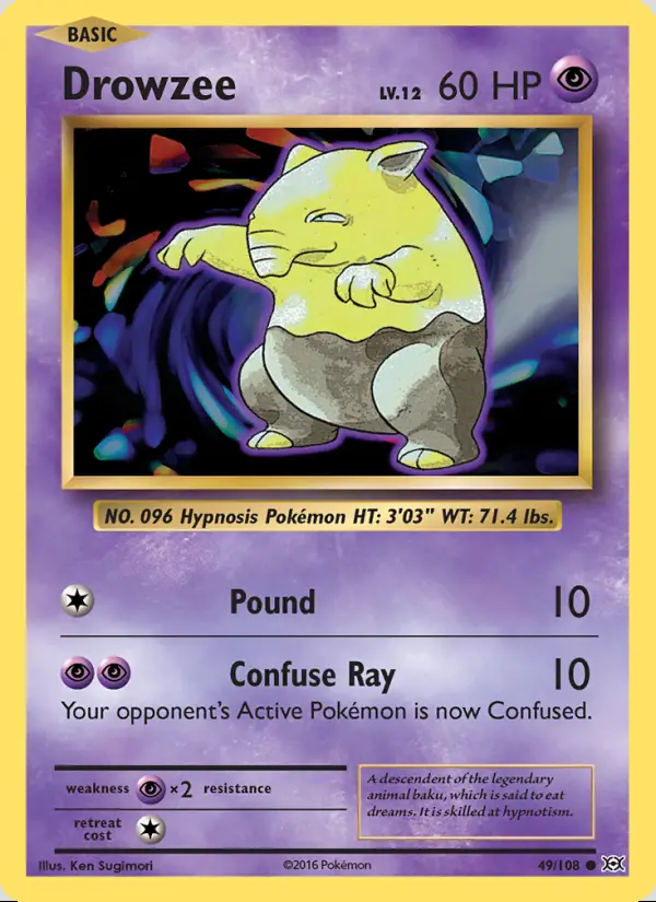 Image of the card Drowzee