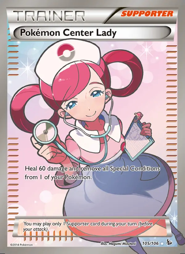 Image of the card Pokémon Center Lady