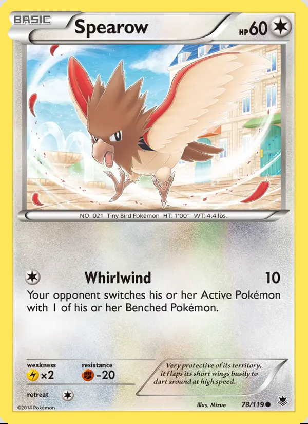 Image of the card Spearow