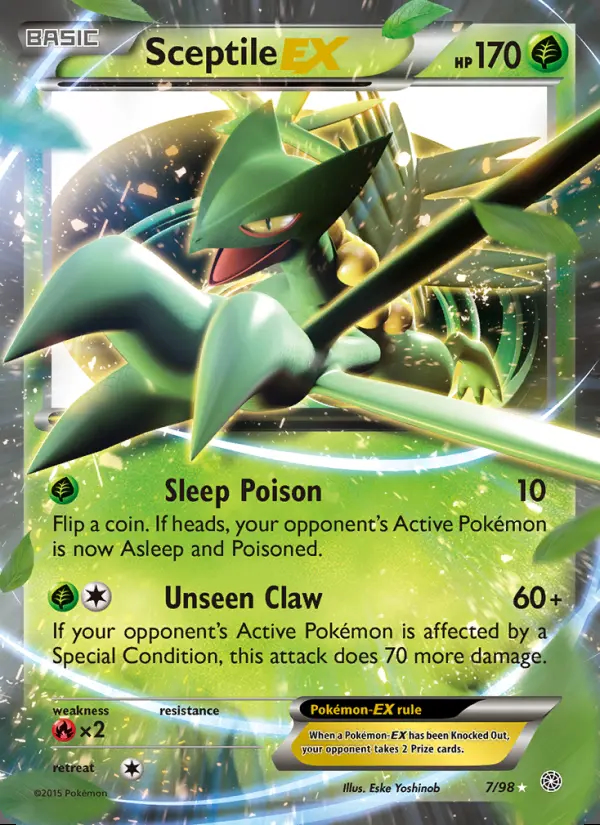 Image of the card Sceptile EX