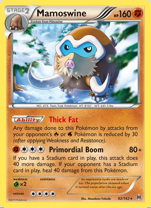 Image of the card Mamoswine