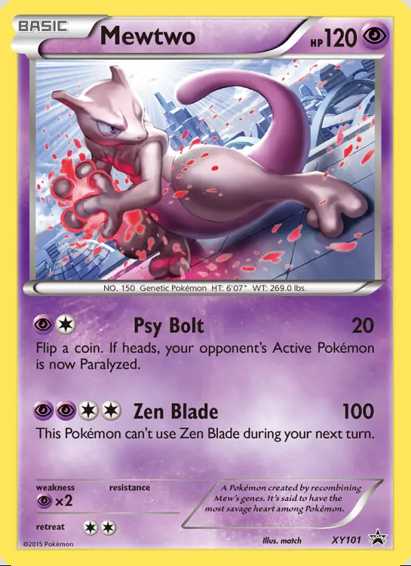 Image of the card Mewtwo