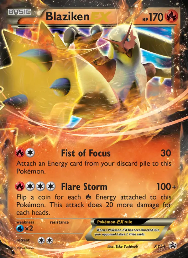 Image of the card Blaziken EX